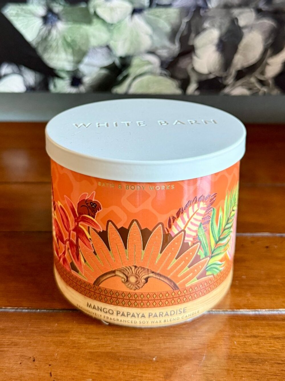 NEW MANGO PAPAYA PARADISE 3-Wick Candle Bath & Body Works